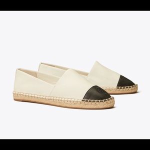 COLOR-BLOCK LEATHER ESPADRILLE - BRAND NEW… NEVER WORN cute,original packaging.